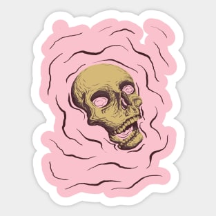 Drowned Skull Sticker